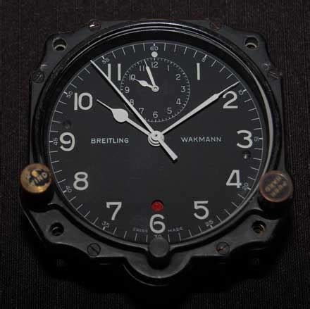 breitling wakmann aircraft clock|Cockpit Clock: Breitling Wakmann Model 651.